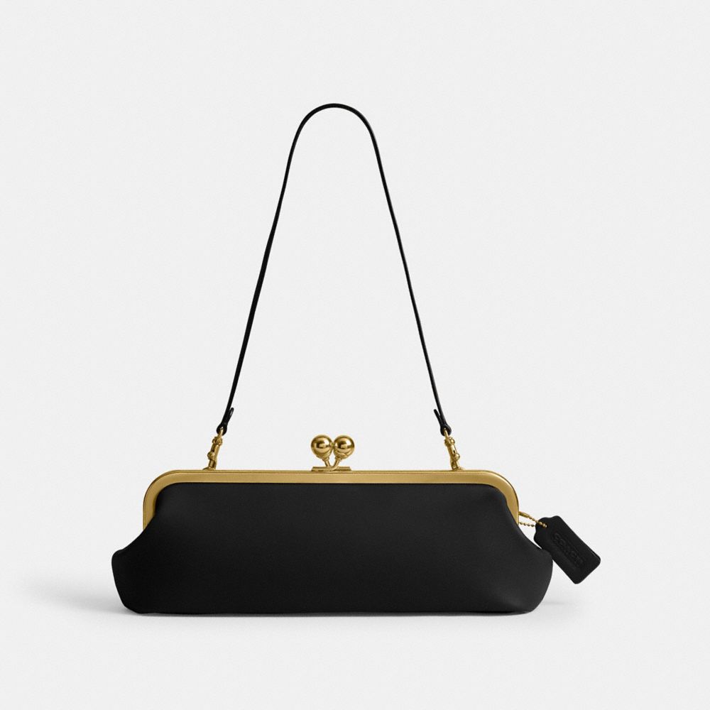Coach Kisslock Frame Bag 30 - Black