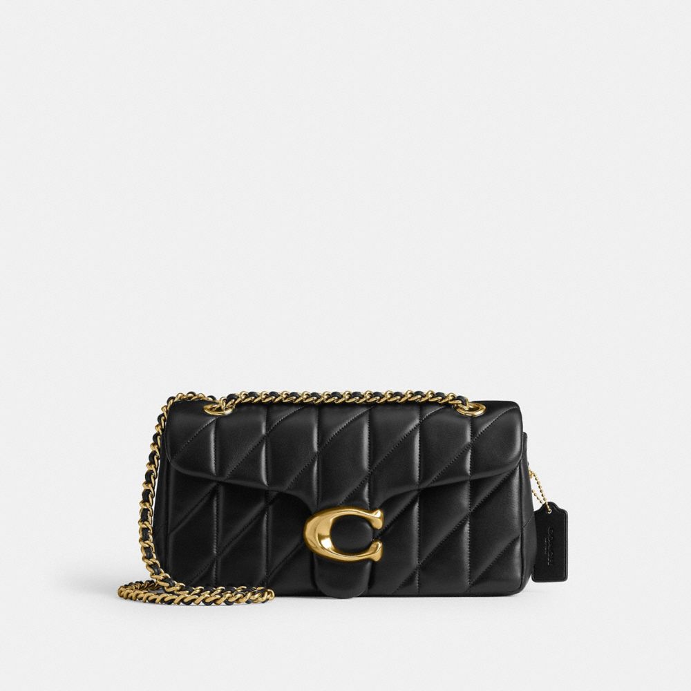Coach Quilted Tabby Shoulder Bag 26 - Black